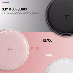 Planet Gates ROCK 10W Qi Wireless Charger for iPhone XS X XR XS MAX 8 Fast wireless Phone charger for Samsung Galaxy S9/8 Note 9 charging pad