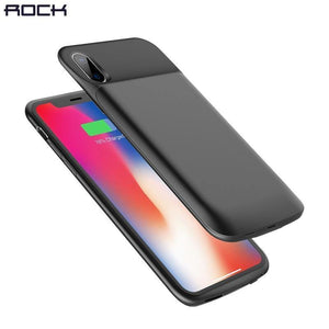 Planet Gates ROCK 6000mAh Power Bank Case for iPhone X, Ultra Slim External Backup Battery Charger Case for iphone X