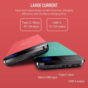 Planet Gates ROCK 8000mAh QI Wireless Charger Power Bank 2A Portable External Battery Charger Powerbank For iPhone X 8 Samsung