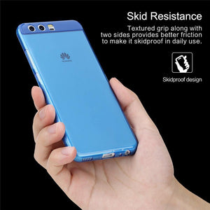 Planet Gates ROCK Ace Series Silicone Phone Case for Huawei P10 P10 plus, Transparent TPU Slim Back case cover for Huawei P10/p10 plus