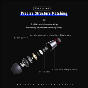 Planet Gates ROCK Bass Sound In-Ear Sport Earphones with Mic 3.5mm Jack Music Earbuds HiFi Stereo Sound Headset for iphone Samsung Xiaomi