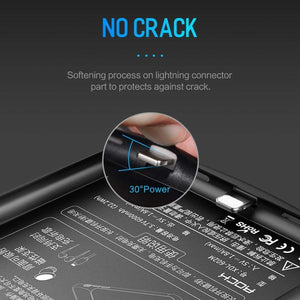 Planet Gates ROCK Battery Charger Case For iPhone X 10 Portable 6000mAh Power Bank Charing Case External Backup