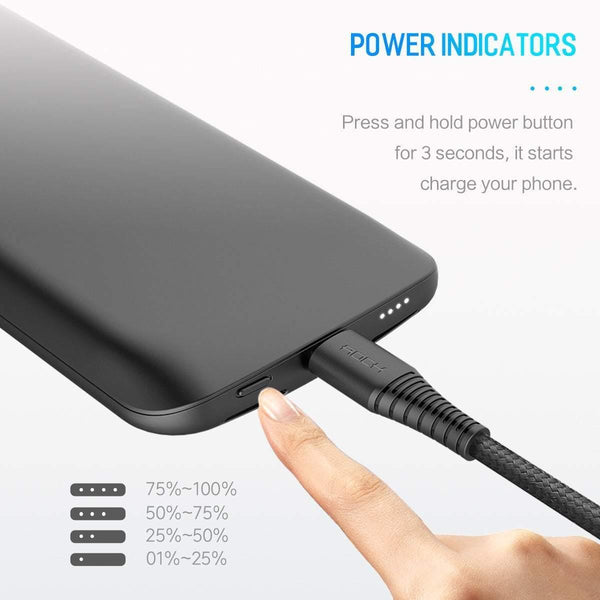 Planet Gates ROCK Battery Charger Case For iPhone X 10 Portable 6000mAh Power Bank Charing Case External Backup