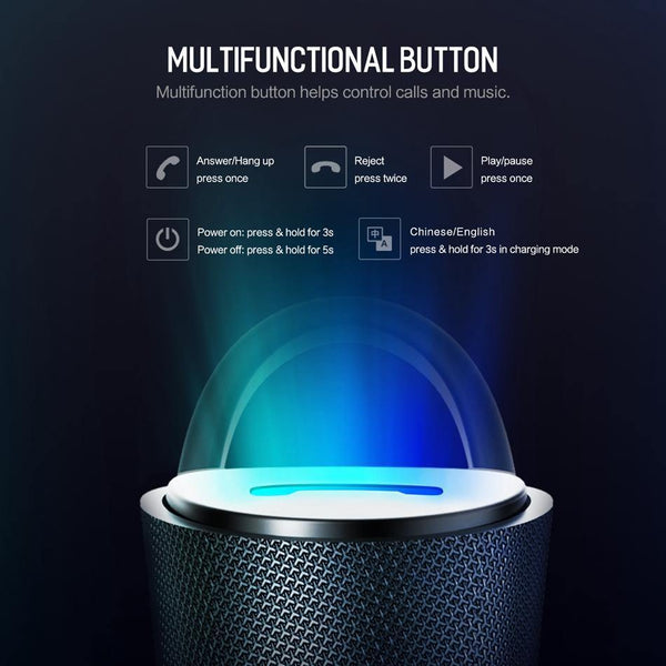 Planet Gates ROCK Bluetooth 4.2 Wireless Earphone, Torch Series In-Ear with Microphone HiFi Bluetooth Earphone