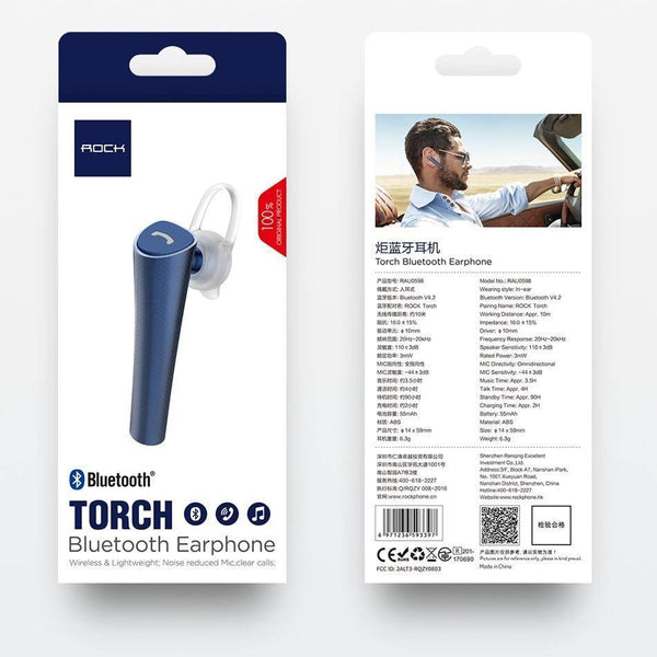 Planet Gates ROCK Bluetooth 4.2 Wireless Earphone, Torch Series In-Ear with Microphone HiFi Bluetooth Earphone
