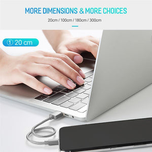 Planet Gates ROCK Cable For IPhone IOS 11 10 9 For Fast Charger Lighting to USB Cables Charging Cord 0.2M 1.0M 1.8M 3M 2.1A  For Mobile Phone