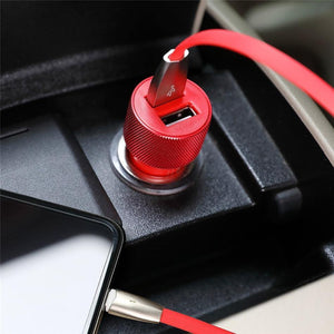 Planet Gates ROCK Car Phone Charger Dual USB Output 5V2.4A Fast Charging Mobile Phone Travel Adapter Cigar Lighter Car Phone USB Charger