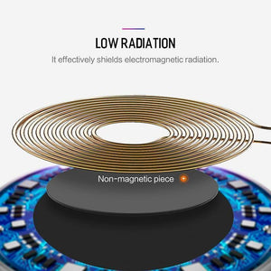Planet Gates ROCK For iPhone Samsung Wireless Charger, 10W Desktop Smart Phone Qi Wireless Charger For iPhone X Galaxy S8 Note 8 WPC FOD