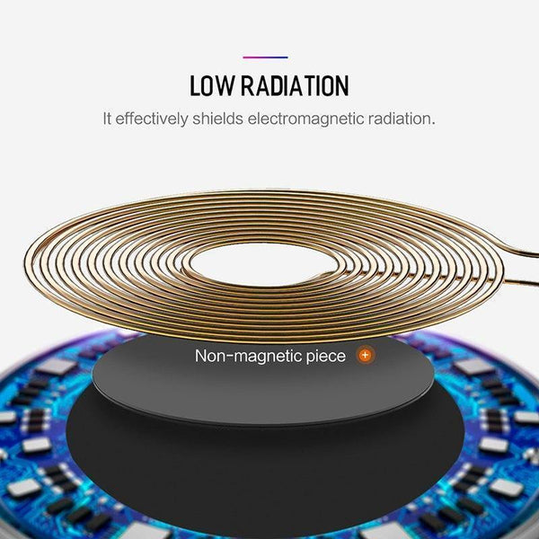 Planet Gates ROCK For iPhone Samsung Wireless Charger, 10W Desktop Smart Phone Qi Wireless Charger For iPhone X Galaxy S8 Note 8 WPC FOD