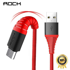 Planet Gates ROCK Hi-Tensile Micro USB Cable for Samsung Xiaomi LG USB Fast Charging Data Braided Charger Android Mobile Phone 120CM