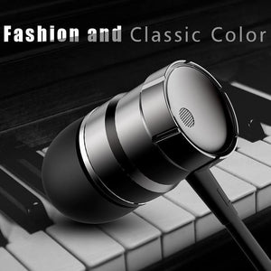 Planet Gates Rock In-Ear Metal Earphones Stereo Headset 3.5mm inear Wired Earphone With Microphone