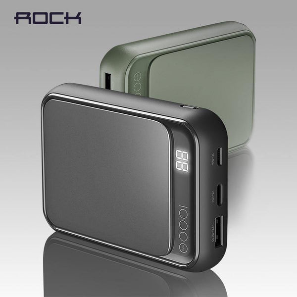 Planet Gates ROCK Led Mini Power Bank 10000mAh Portable External Battery Thin Poverbank For iPhone X 8 7 6 Samsung S8 S9 Xiaomi mi power bank