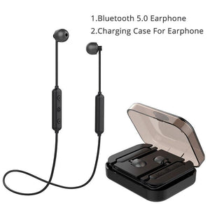 Planet Gates ROCK Magnetic Attraction Bluetooth Earphone Headset Waterproof With Charging Box Mic Mic Rich Bass Headset