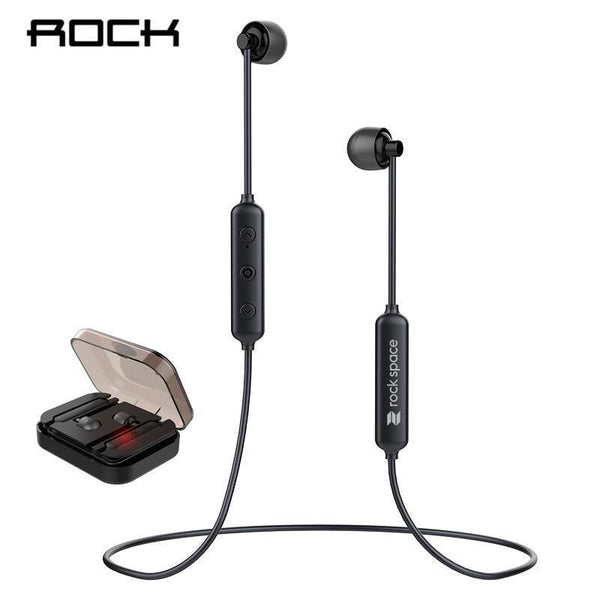 Planet Gates ROCK Magnetic Attraction Bluetooth Earphone Headset Waterproof With Charging Box Mic Mic Rich Bass Headset