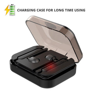 Planet Gates ROCK Magnetic Attraction Bluetooth Earphone Headset Waterproof With Charging Box Mic Mic Rich Bass Headset