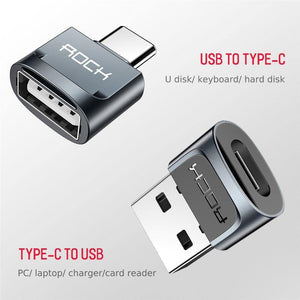 Planet Gates ROCK Micro USB Adapter USB-C 3.1 OTG Converter Type-c Switch for Android  Smartphone Charger Data Connector