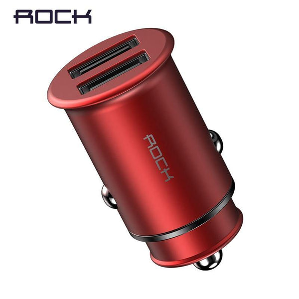 Planet Gates ROCK Mini Dual Usb Car charger for phone 5V4.8A 2 Port USB Fast Car Charger for iPhone X 8 7 6 Samsung Huawei Xiaomi,etc