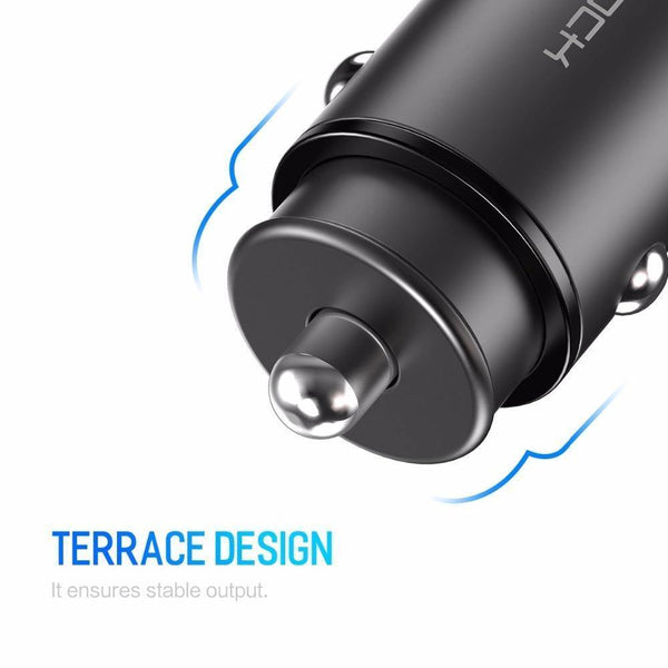 Planet Gates ROCK Mini Dual Usb Car charger for phone 5V4.8A 2 Port USB Fast Car Charger for iPhone X 8 7 6 Samsung Huawei Xiaomi,etc