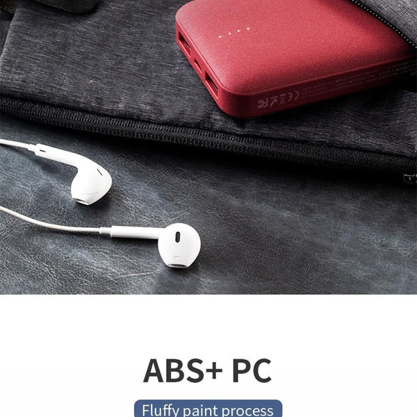 Planet Gates ROCK Mini Power Bank 10000mAh External Battery Charger Portable Charger Dual USB Powerbank for iphone X Samsung Xiaomi