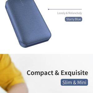 Planet Gates ROCK Mini Power Bank 10000mAh External Battery Charger Portable Charger Dual USB Powerbank for iphone X Samsung Xiaomi