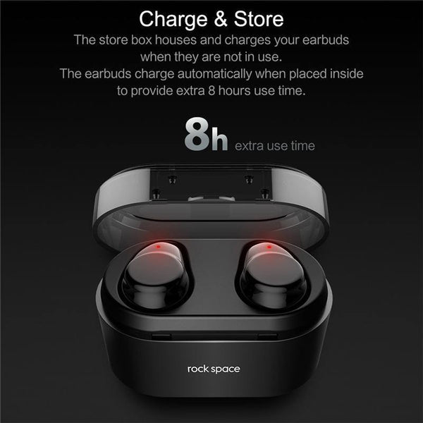 Planet Gates ROCK Mini TWS True Wireless Bluetooth Earphone Stereo Sports Headset With Charging Box Mic Earbud For iPhone XS MAX Xiaomi