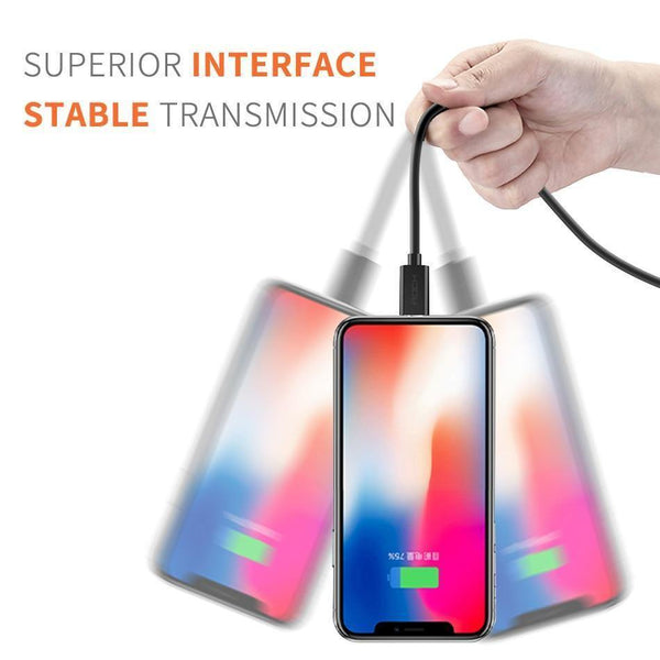 Planet Gates ROCK Mobile Phone USB Cables for iPhone X Faster Charger Cord Micro USB Cable for Huawei Xiaomi USB C Data Sync Wire for SamSung