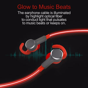 Planet Gates ROCK Mulu LED Flash Bluetooth  Earphone 3.5mm Earbuds Sports MP3 Player, In Ear Sports Bluetooth 4.0 Earphone Clearance 49%
