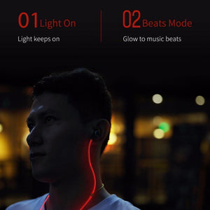 Planet Gates ROCK Mulu LED Flash Bluetooth  Earphone 3.5mm Earbuds Sports MP3 Player, In Ear Sports Bluetooth 4.0 Earphone Clearance 49%