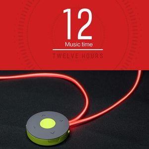 Planet Gates ROCK Mulu LED Flash Bluetooth  Earphone 3.5mm Earbuds Sports MP3 Player, In Ear Sports Bluetooth 4.0 Earphone Clearance 49%