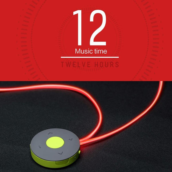 Planet Gates ROCK Mulu LED Flash Bluetooth  Earphone 3.5mm Earbuds Sports MP3 Player, In Ear Sports Bluetooth 4.0 Earphone Clearance 49%