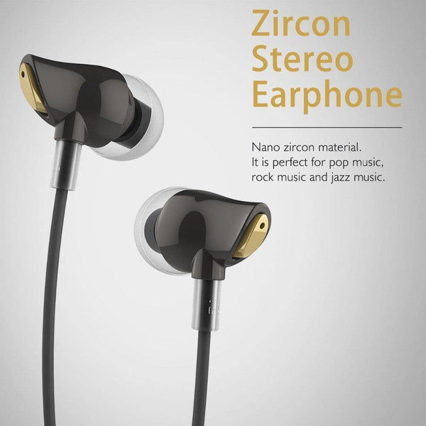 Planet Gates ROCK Original Zircon Stereo Earphone 3.5mm In Ear  Earphones with Microphone for iPhone 6 Samsung/xiaomi Huawei iPad