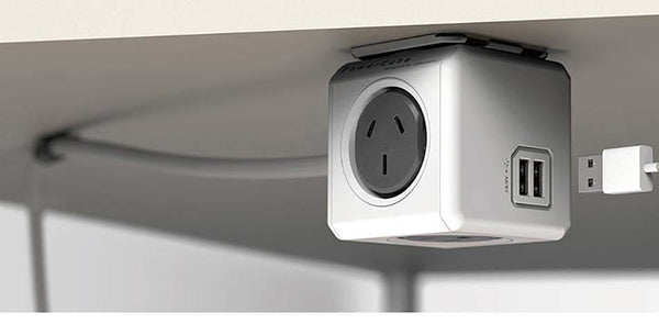 Planet Gates ROCK Phone Charger Four Power Plug Dual USB Port Charger Socket for iPhone/ Samsun Tablets with USB Cable