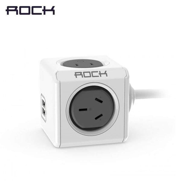Planet Gates ROCK Phone Charger Four Power Plug Dual USB Port Charger Socket for iPhone/ Samsun Tablets with USB Cable