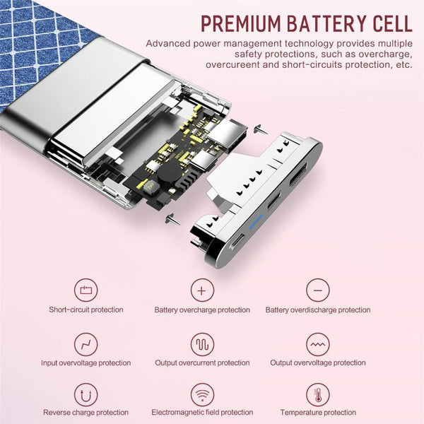 Planet Gates ROCK Power Bank 10000mAh Type C Fast Charge Pover Portable External Battery Charger Powerbank for iphone Samsung Xiaomi