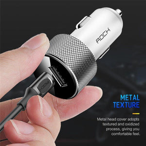 Planet Gates ROCK QC3.0 Quick Charger 30W PD Power Car Charger USB C Type-c Mobile Phone Charger for iPhone SAMSUNG HUAWEI and More