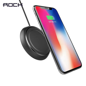 Planet Gates ROCK Qi Wireless Charger for iPhone X 8 for Samsung Galaxy Note 8 S8 S7 S6 Edge Mobile Phone Desktop 5W Wireless Charging