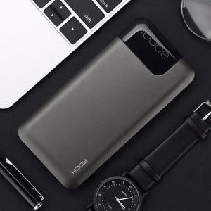 Planet Gates ROCK Quick Charge Power Bank 10000mAh 5V/9V/12V Smart QC 3.0 Powerbank with Digital Display TYPE C Portable External Battery