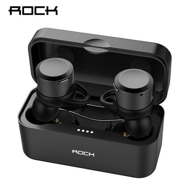 Planet Gates ROCK True Wireless Earbuds Hifi Bluetooth Earphone EB10 TWS Stereo With Mic for iPhone X 8 Samsung Xiaomi Charger Box Earphones