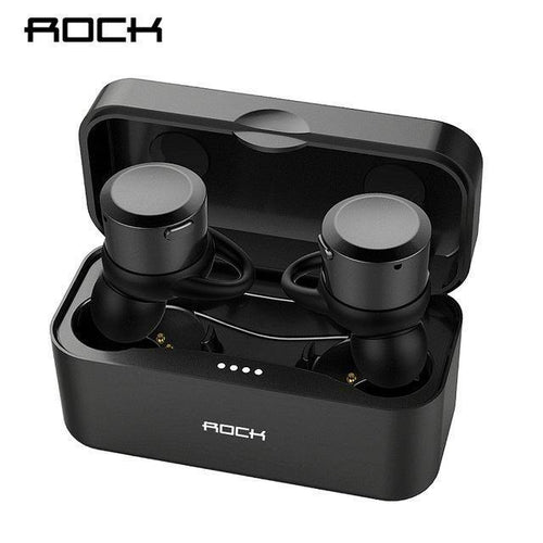Planet Gates ROCK True Wireless Earbuds Hifi Bluetooth Earphone EB10 TWS Stereo With Mic for iPhone X 8 Samsung Xiaomi Charger Box Earphones
