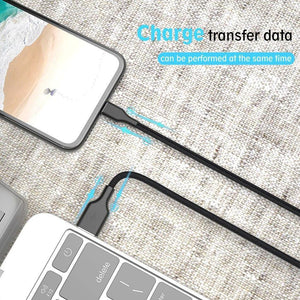 Planet Gates ROCK USB Cable For iPhone 5 5S 6 6S 7 8 Plus XS MAX XR X USB Charging Data Sync Cable For iPad iOS Mobile Phone Charger Cord