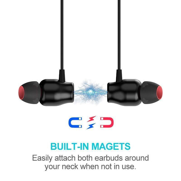 Planet Gates ROCK Wireless Bluetooth Earphone Neckband Sports Stereo Earbuds Waterproof Running Headset with Mic for iPhone Samsung