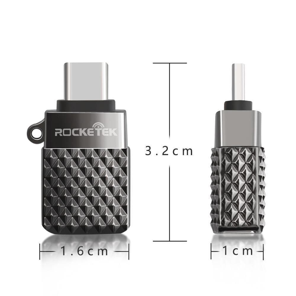 Planet Gates Rocketek high quality USB 3.0 to Type c OTG adapter Alumium Phone type-c accessories Connector for Xiaomi Oneplus LG Nexus 5X/6P