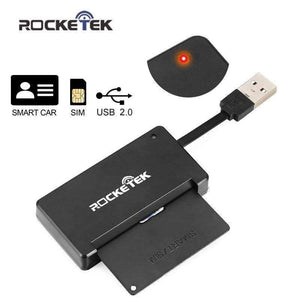Planet Gates Rocketek USB 2.0 Smart Card Reader cac,ID Bank card,sim card cloner connector cardreader adapter pc computer laptop accessories