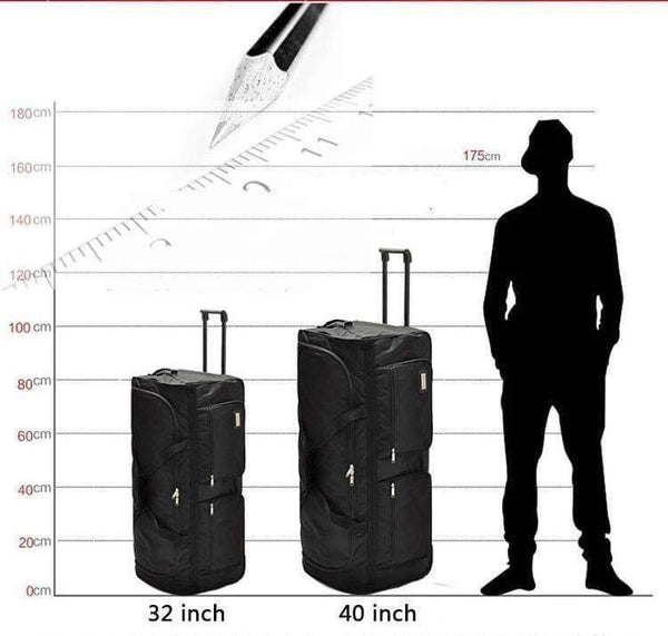 Planet Gates Rolling Luggage Ultra-large Capacity 32/40inch Travel Bag Men Trolley Soft Oxford Men Student Trunk Suitcase