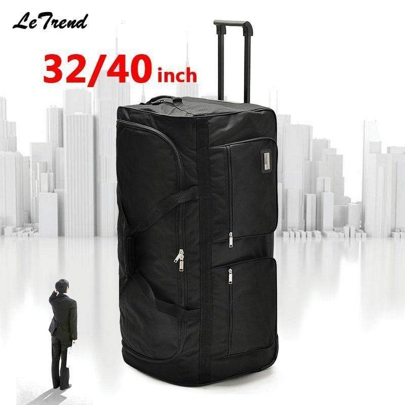 Planet Gates Rolling Luggage Ultra-large Capacity 32/40inch Travel Bag Men Trolley Soft Oxford Men Student Trunk Suitcase