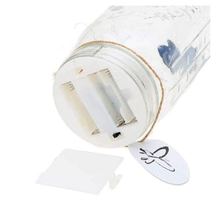 Planet Gates Romantic Glass LED butterfly jar with lamp Valentine Children Gift Decoration Blue led light