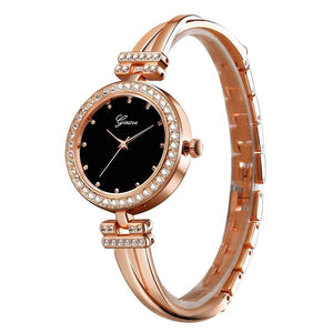 Planet Gates rose black set Watch Women Rose Gold Diamond Bracelet Watch Luxury Jewelry Ladies Female Girl Hour Casual Quartz Wristwatches
