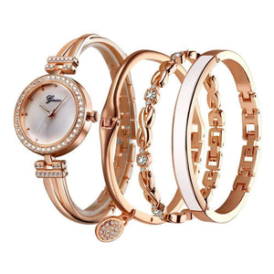 Planet Gates rose black set Watch Women Rose Gold Diamond Bracelet Watch Luxury Jewelry Ladies Female Girl Hour Casual Quartz Wristwatches