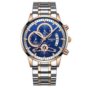 Planet Gates Rose Blue Mens Watches Top Luxury Brand Men Gold Watch Men Relogio Masculino Military Army Analog Quartz Wristwatch Montre Homme