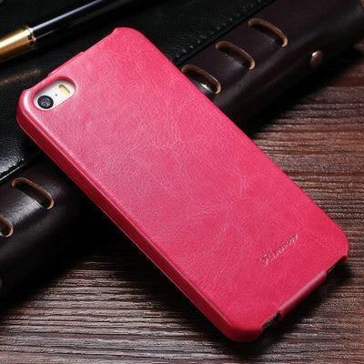 Flip PU Leather Case for iPhone 5s 5 S SE Retro Back Cover Coque with Fashion Logo Phone Bag Cases For iPhone 5 5SE Luxury - Planet Gates